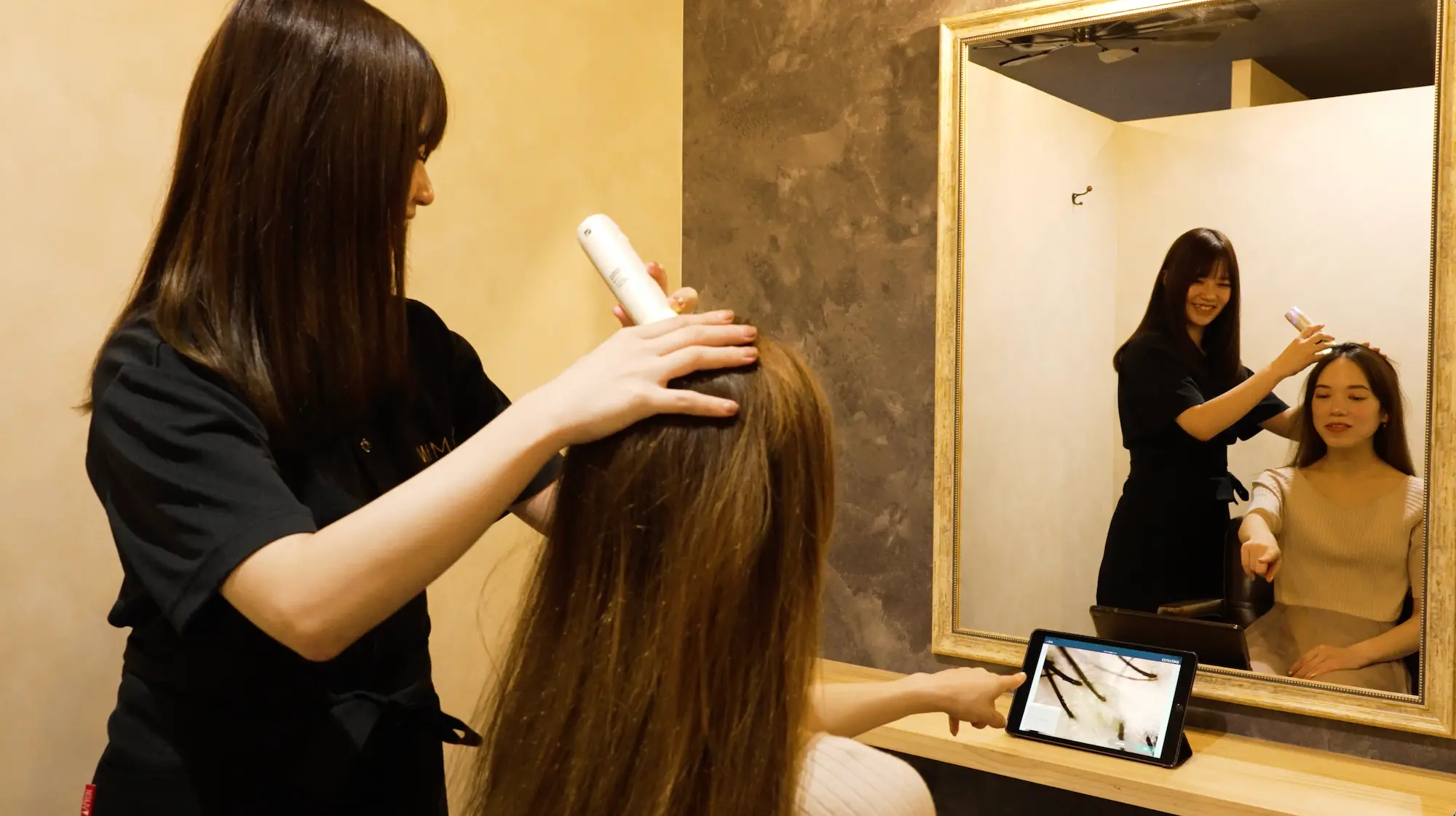 マイクロスコープ頭皮チェック